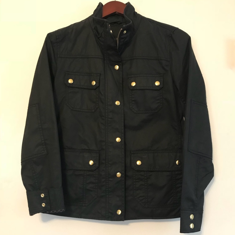 J. Crew Downtown field jacket, black, size small
